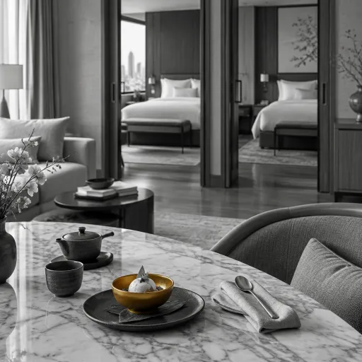 Elegant two bedroom deluxe hotel suites in Bangkok for refined urban stays