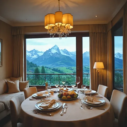 Premium gastronomy hotels in Switzerland: a journey through culinary excellence and luxury stays