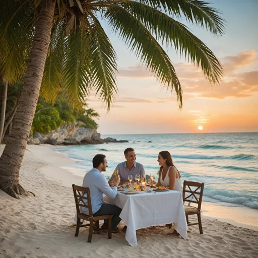 Romance tourism in Cancún and Riviera Maya for gourmet couples escapes